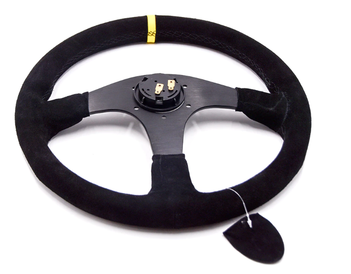 Suede Racing Steering Wheel